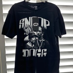 NWT Death Row Records Snoop Dogg Portrait Tee in Black